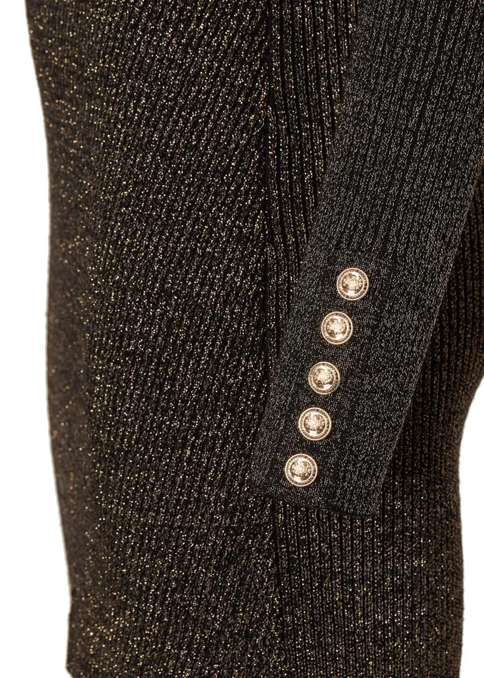 Holland Cooper Kensington Mini Dress Black Gold Women Dresses Holland Cooper Kensington Mini Dress Black Gold Women Dresses