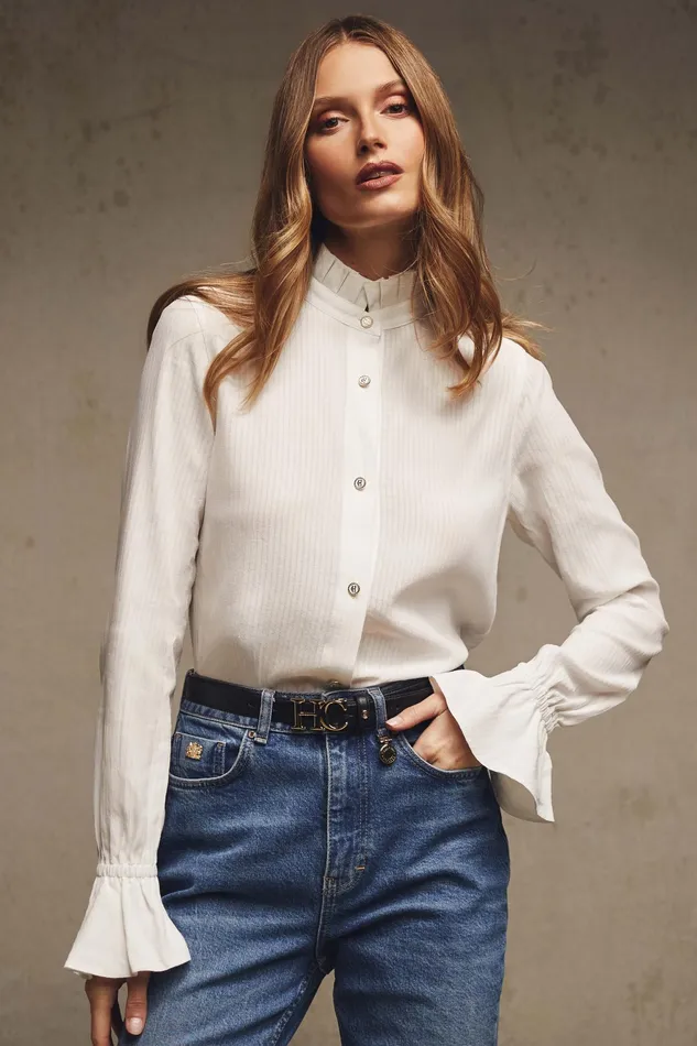 Holland Cooper Lilibet Shirt Women Shirts and Blouses