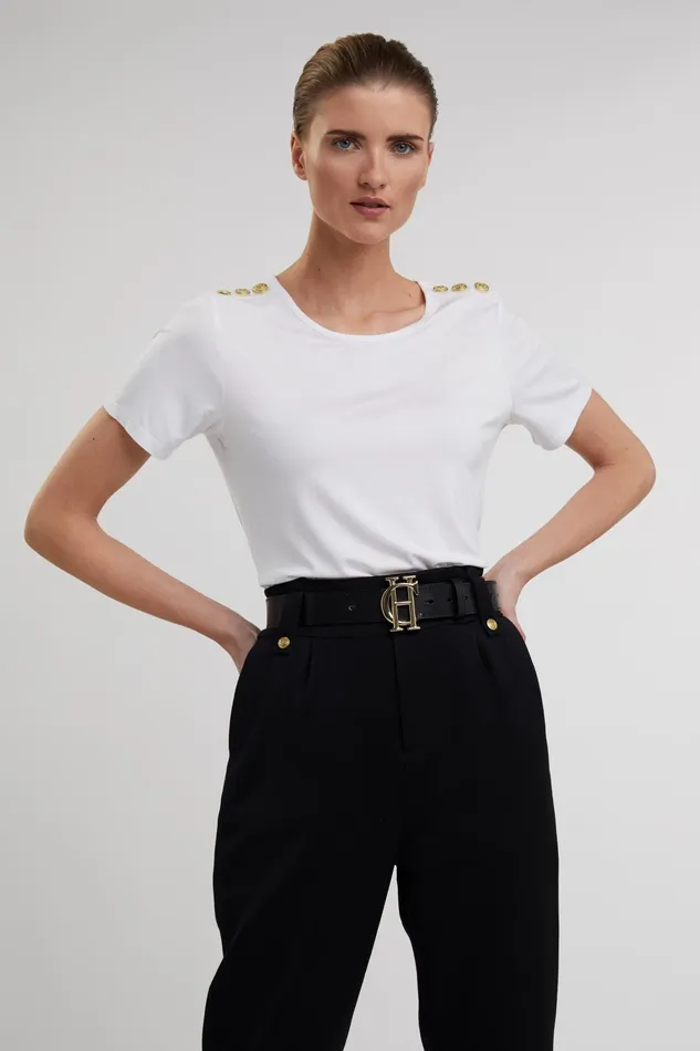 Holland Cooper Relax Fit Crew Neck Tee White Women Tees Holland Cooper Relax Fit Crew Neck Tee White Women Tees