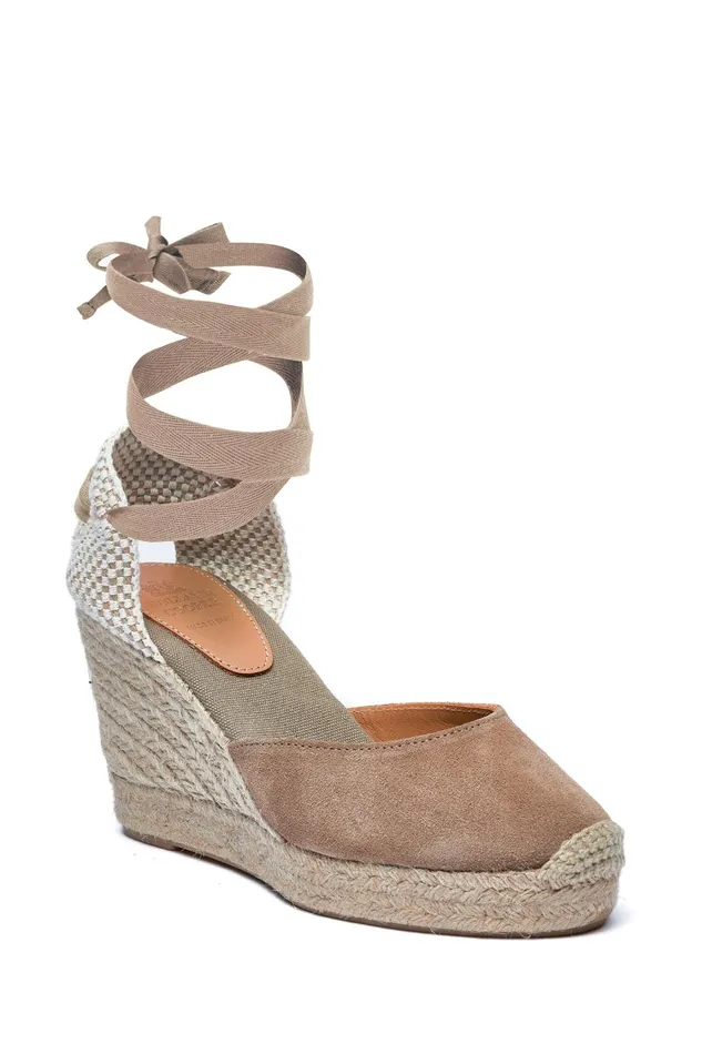 Holland Cooper Seville Wedge Sandal Taupe Women Espadrilles Holland Cooper Seville Wedge Sandal Taupe Women Espadrilles