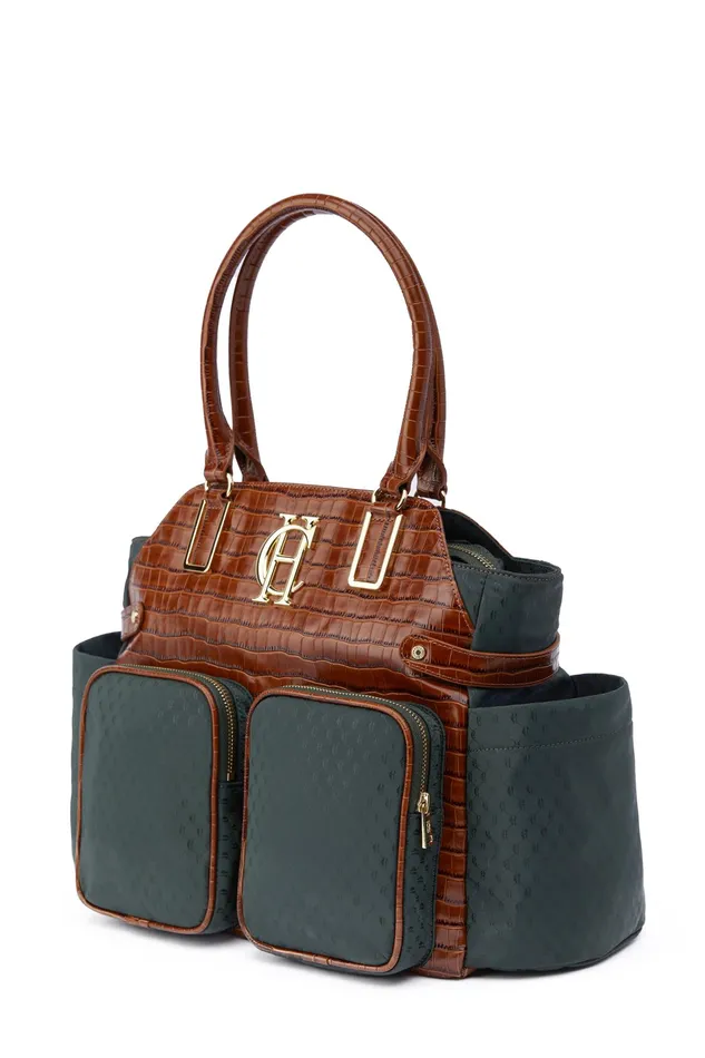 Holland Cooper Thames Changing Bag Racing Green Women Baby Changing Bags