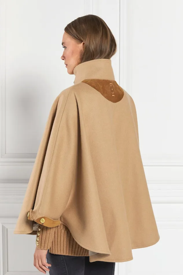 Holland Cooper The Classic Cape Camel Women Capes
