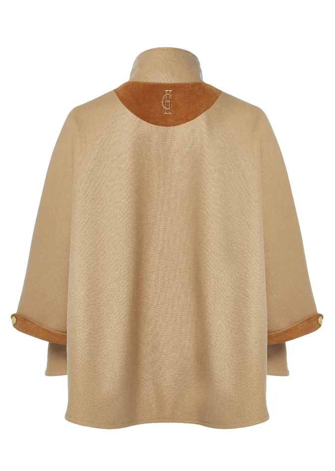 Holland Cooper The Classic Cape Camel Women Capes