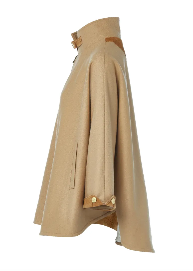 Holland Cooper The Classic Cape Camel Women Capes