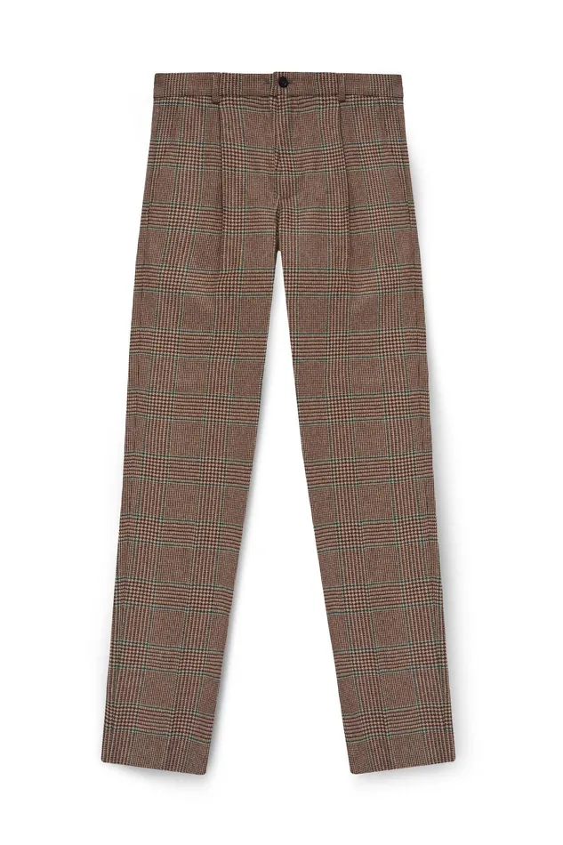 Holland Cooper The Classic Trouser Clarence Check Forest Men Tailored Trousers Holland Cooper The Classic Trouser Clarence Check Forest Men Tailored Trousers
