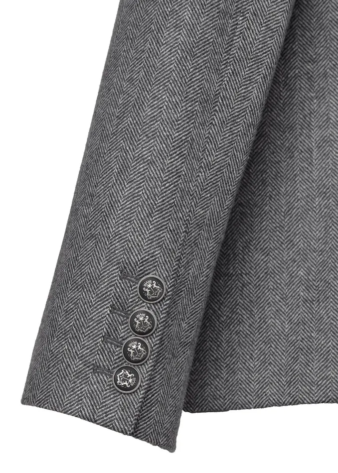 Holland Cooper The Single Breasted Blazer Mono Herringbone Men Blazers Holland Cooper The Single Breasted Blazer Mono Herringbone Men Blazers