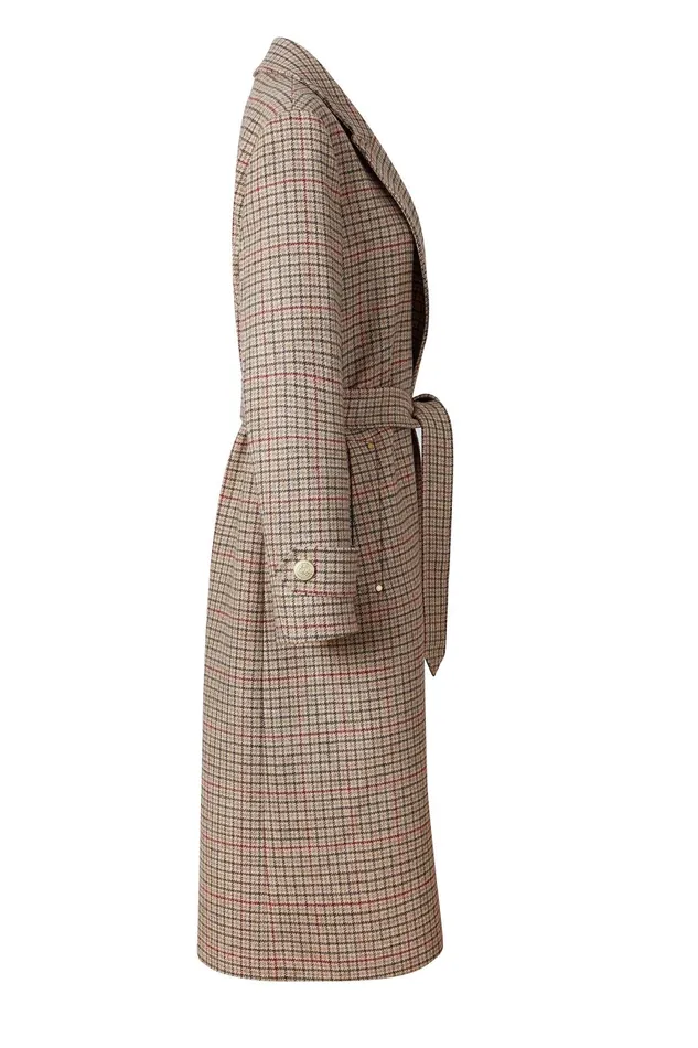 Holland Cooper Wrap Coat Charlton Tweed Women Tailoring