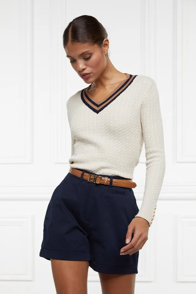 Holland Cooper Zoe Knit Almond Women Knitwear Holland Cooper Zoe Knit Almond Women Knitwear