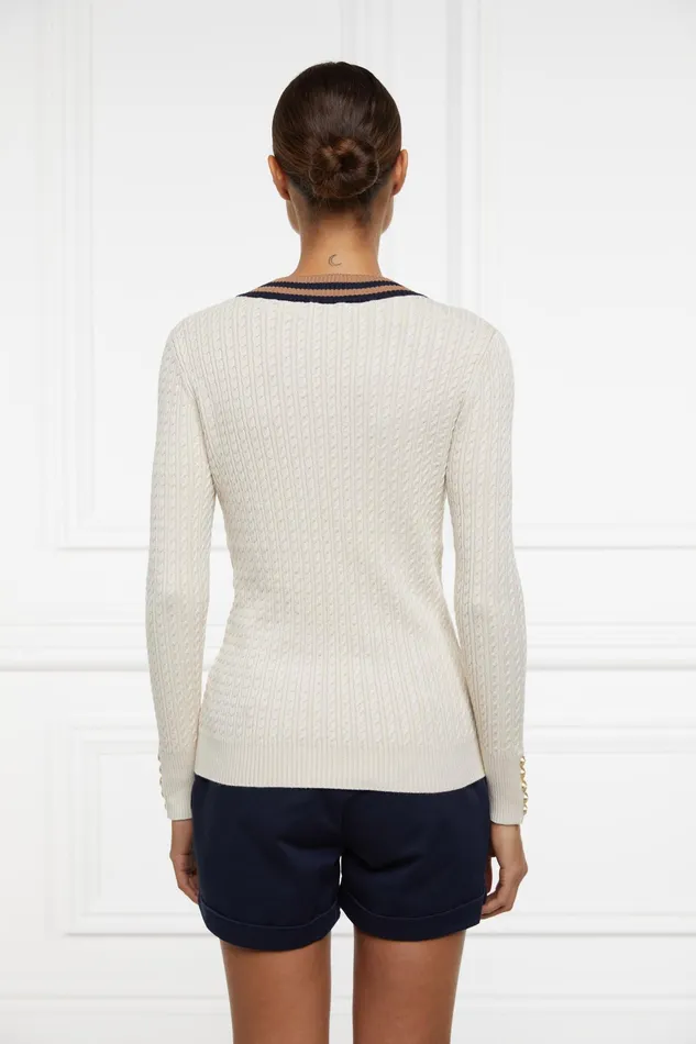 Holland Cooper Zoe Knit Almond Women Knitwear Holland Cooper Zoe Knit Almond Women Knitwear