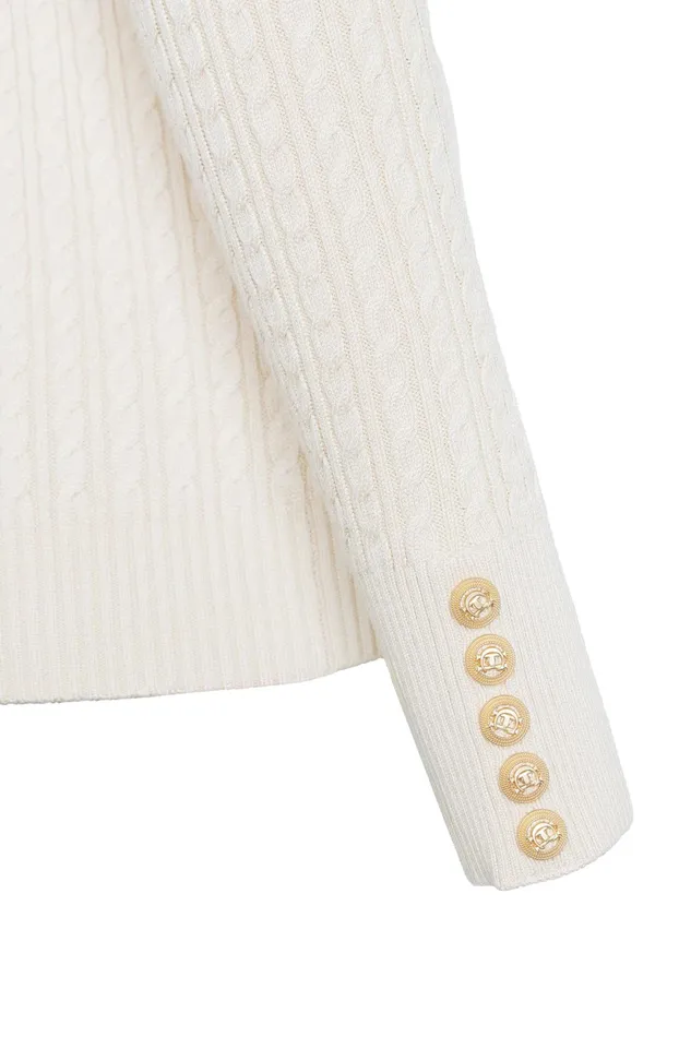 Holland Cooper Zoe Knit Almond Women Knitwear Holland Cooper Zoe Knit Almond Women Knitwear