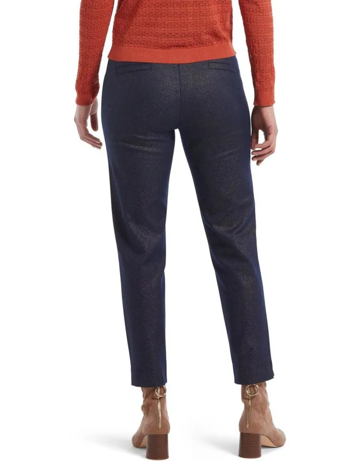 Hue Gold Metal Jaquard Leggings Gold Women Trousers