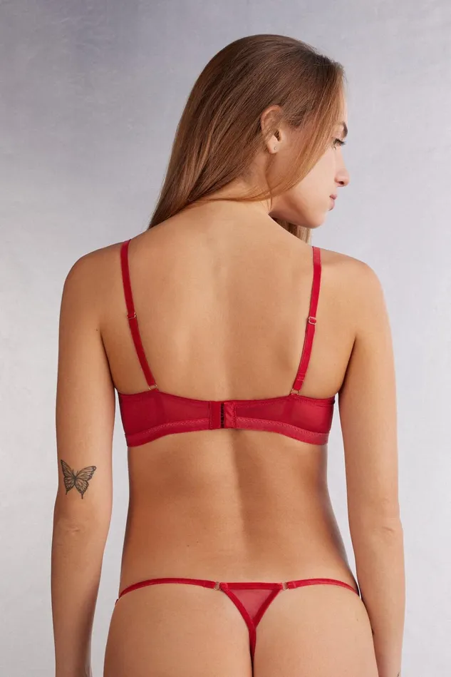 Intimissimi Balconette Women Intriguing Beauty Balconette Bra Red 9888 8211 Candy Apple Red