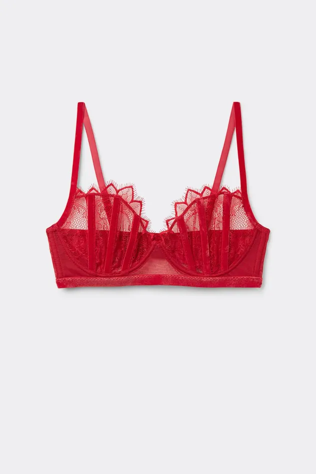 Intimissimi Balconette Women Intriguing Beauty Balconette Bra Red 9888 8211 Candy Apple Red