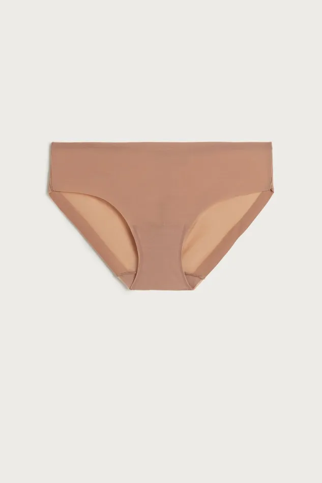 Intimissimi Bikini Panties Women Invisible Touch Briefs Natural 417i 8211 Marrone Cappuccino