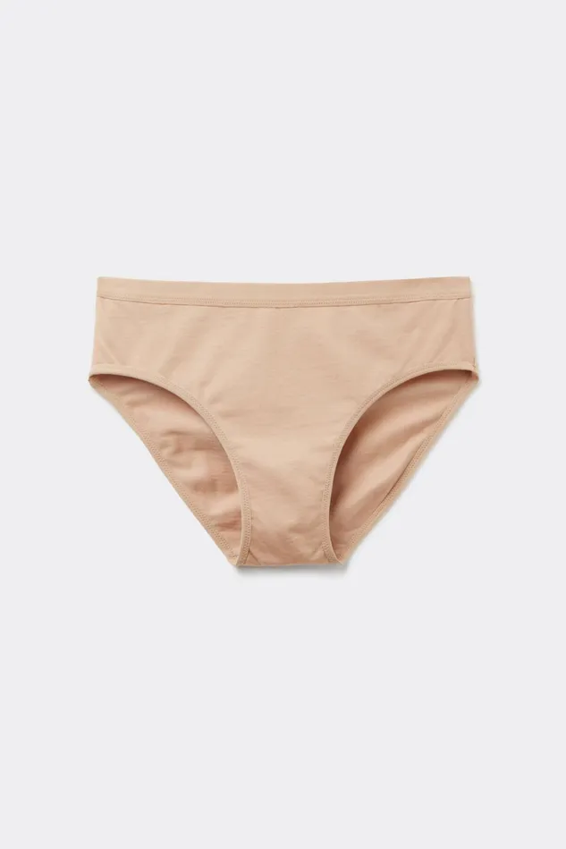 Intimissimi Bikini Panties Women SemiHigh Rise Cotton Briefs Natural 044 8211 Honey Soft Beige