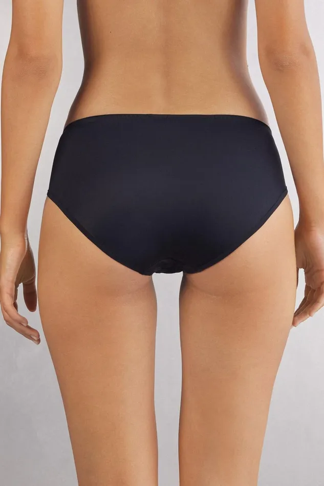 Intimissimi Bikini Panties Women The Art Of Romance Microfiber And Lace Panties Black 019 8211 Black