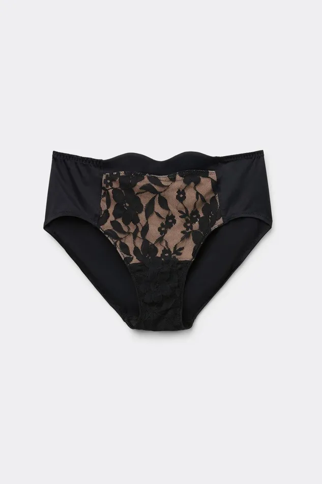 Intimissimi Bikini Panties Women The Art Of Romance Microfiber And Lace Panties Black 019 8211 Black
