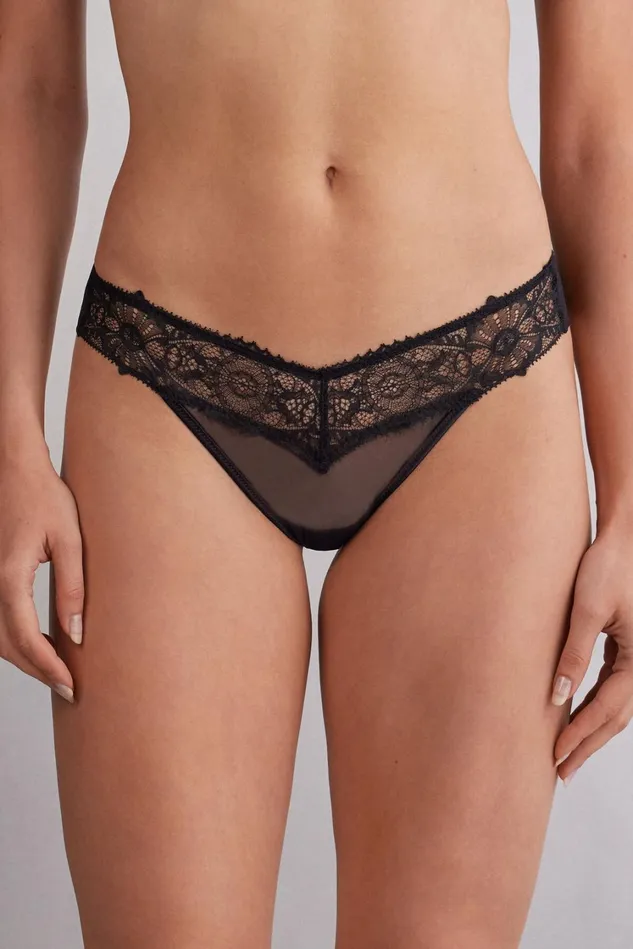 Intimissimi Brazilian Cut Women A Timeless Night 80s Style Brazilian Black 019 8211 Black Intimissimi Brazilian Cut Women A Timeless Night 80s Style Brazilian Black 019 8211 Black