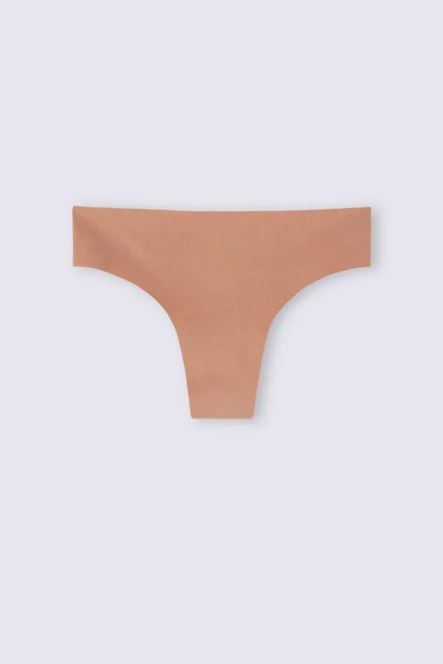 Intimissimi Brazilian Cut Women Seamless Cotton Brazilian Natural 417i 8211 Marrone Cappuccino
