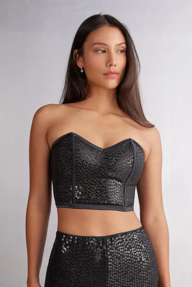 Intimissimi Camisoles Tank Tops Women See The Magic Structured Top Black 019 8211 Black Intimissimi Camisoles Tank Tops Women See The Magic Structured Top Black 019 8211 Black