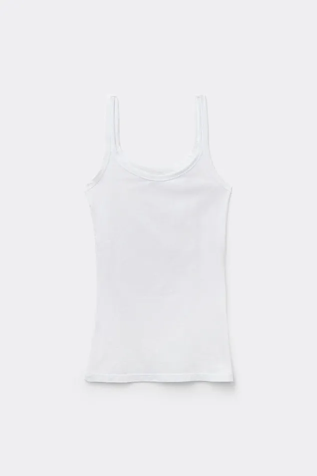 Intimissimi Camisoles Tank Tops Women Ultralight Cotton Top White 001 8211 White