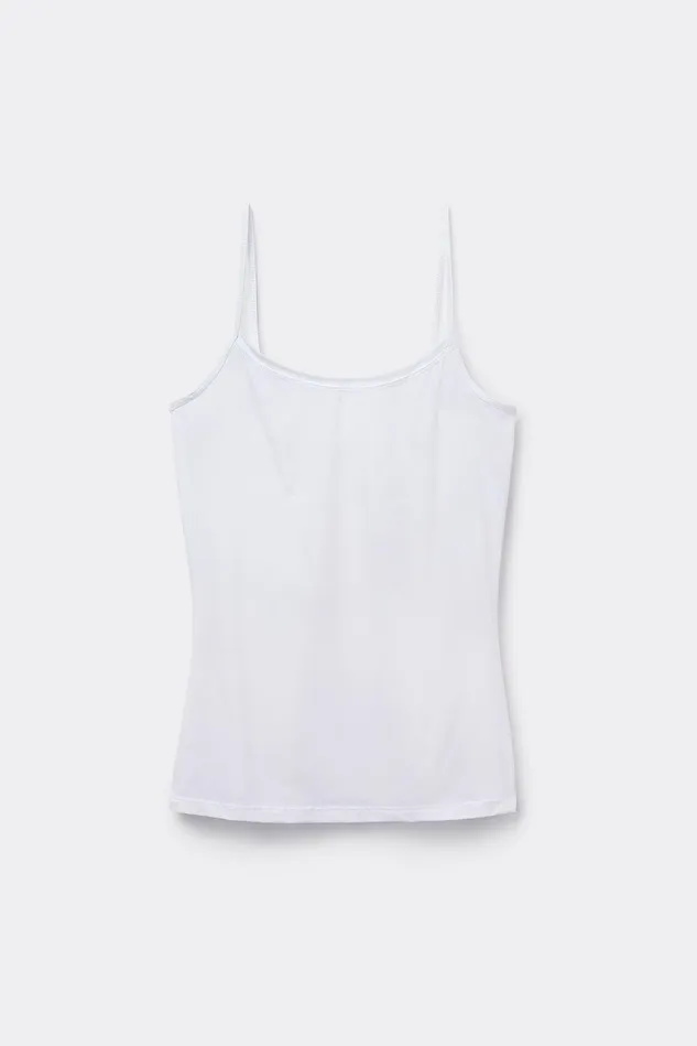Intimissimi Camisoles Tank Tops Women Ultralight Microfiber Top White 001 8211 White