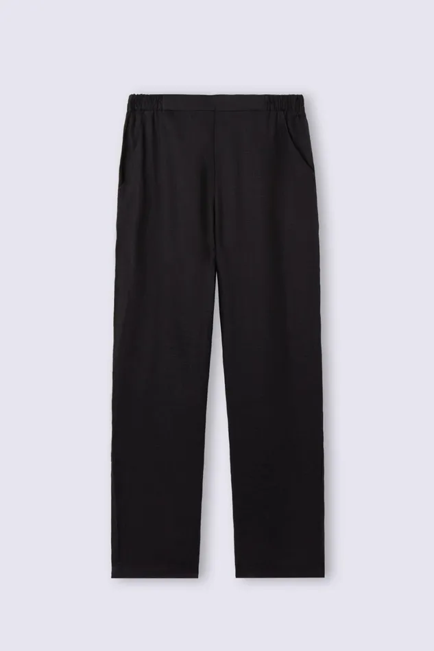 Intimissimi Leggings Pants Women Linen Cloth Pants Black 019 8211 Black