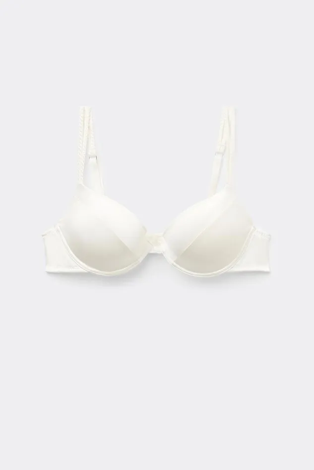 Intimissimi PushUp Super PushUp Women Bellissima Silk PushUp Bra Ivory 2127 8211 Talc White