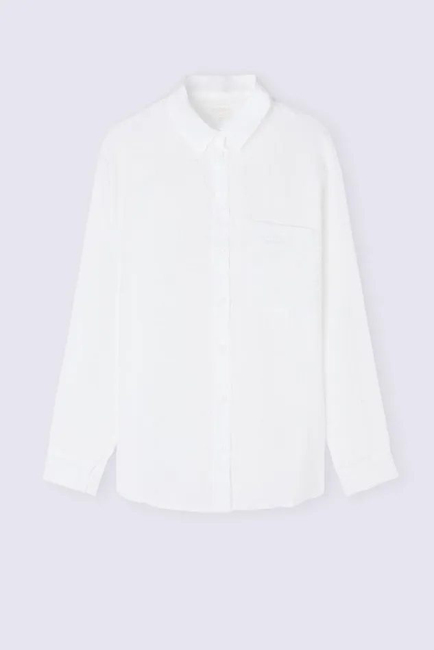 Intimissimi Shirts Women Linen Cloth Shirt White 001 8211 White