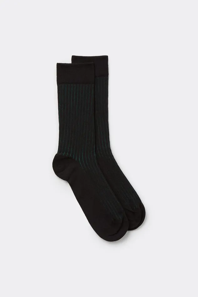Intimissimi Short Socks Men Ribbed Soft Cotton Short Socks Black 742j 8211 Neroverde