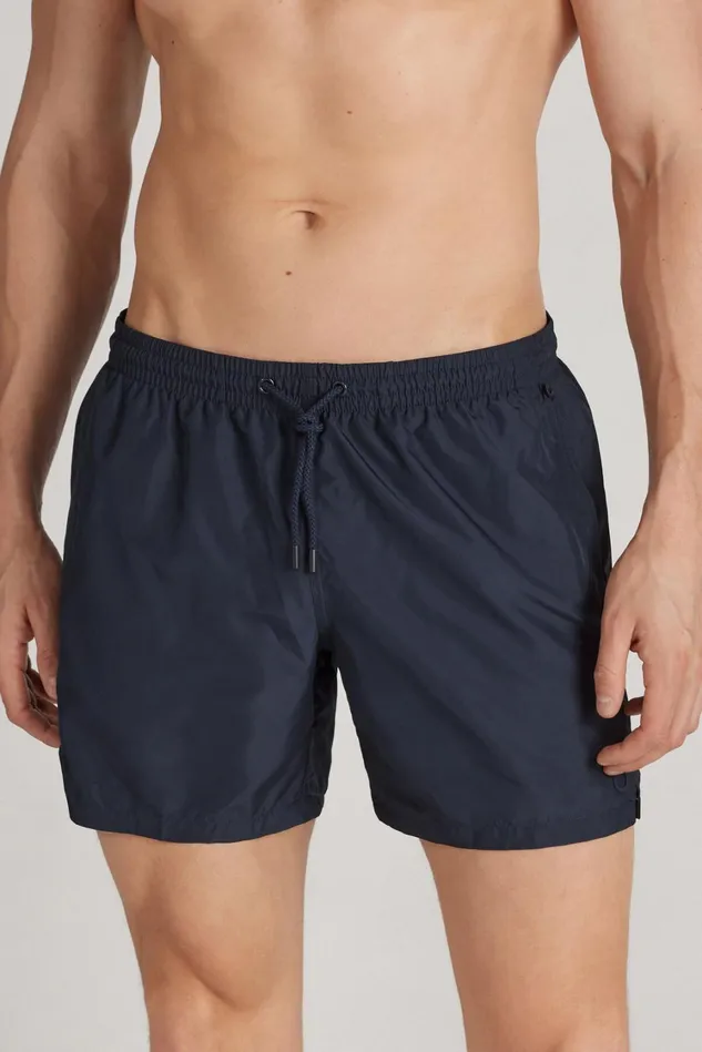 Intimissimi Swim Trunks Men Plain Swim Trunks Blue 1467 8211 Intense Blue