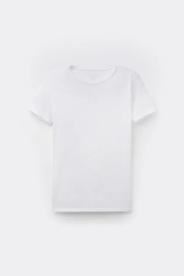 Intimissimi TShirt Women Ultrafresh Cotton Short Sleeve Top White 001 8211 White