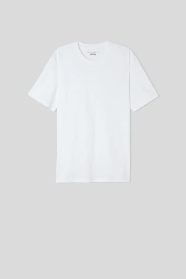 Intimissimi TShirts Polos Men Premium Cotton TShirt 001 8211 White