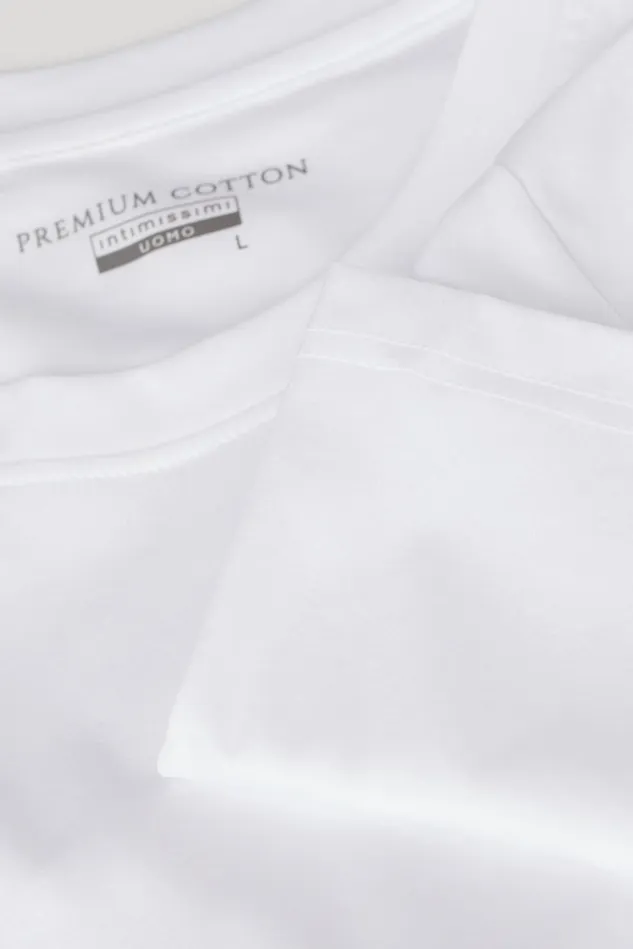 Intimissimi TShirts Polos Men Premium Cotton TShirt 001 8211 White