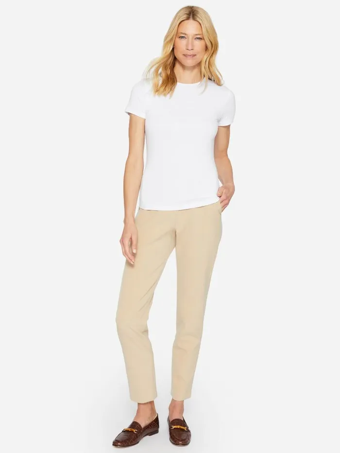 JMcLaughlin Allie Cap Sleeve Tee White Women Shirts and Tops JMcLaughlin Allie Cap Sleeve Tee White Women Shirts and Tops
