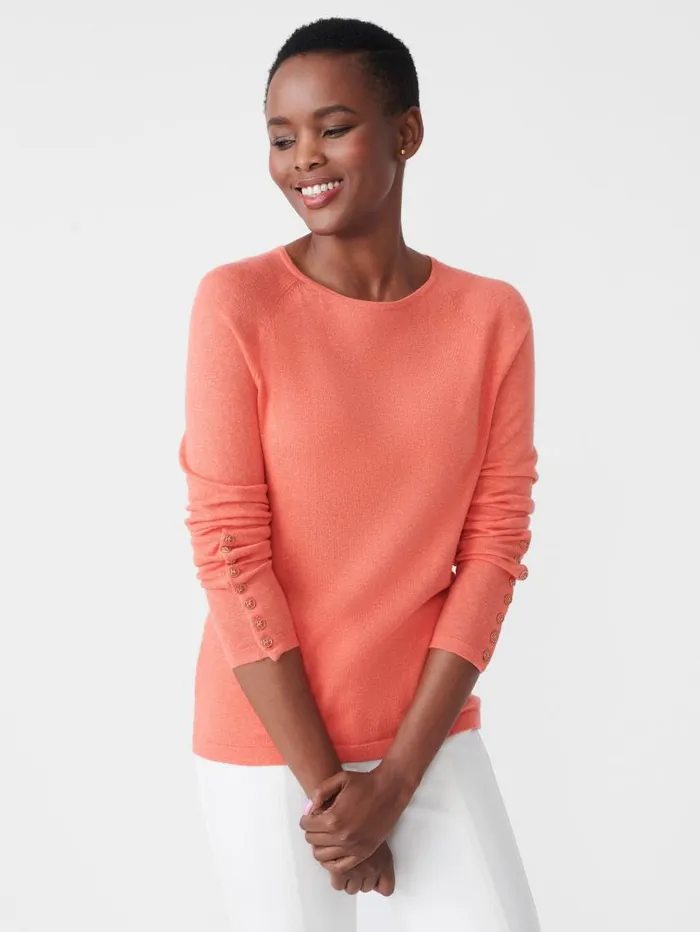 JMcLaughlin Jamey Sweater Papaya Women Sweaters JMcLaughlin Jamey Sweater Papaya Women Sweaters