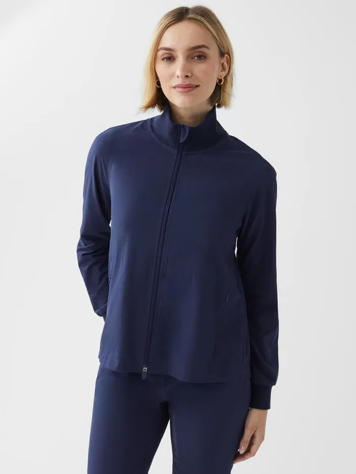 JMcLaughlin Mikaela Performance Jacket Navy Women Jackets and Outerwear JMcLaughlin Mikaela Performance Jacket Navy Women Jackets and Outerwear