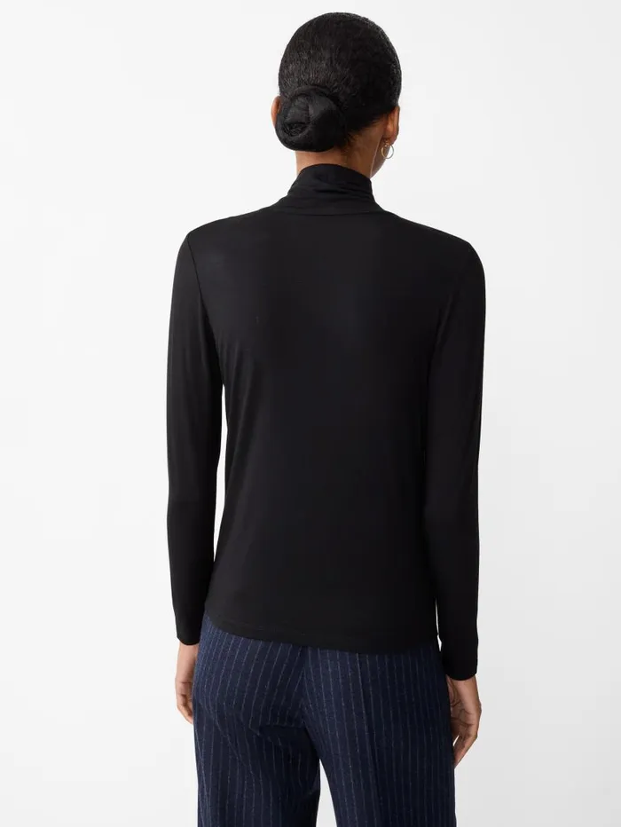JMcLaughlin Nadia Turtleneck Black Women Shirts and Tops JMcLaughlin Nadia Turtleneck Black Women Shirts and Tops