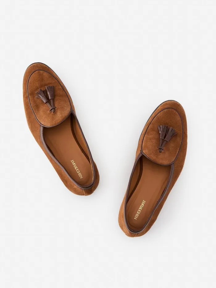 JMcLaughlin Oskar Suede Loafers Cognac Men Loafers JMcLaughlin Oskar Suede Loafers Cognac Men Loafers