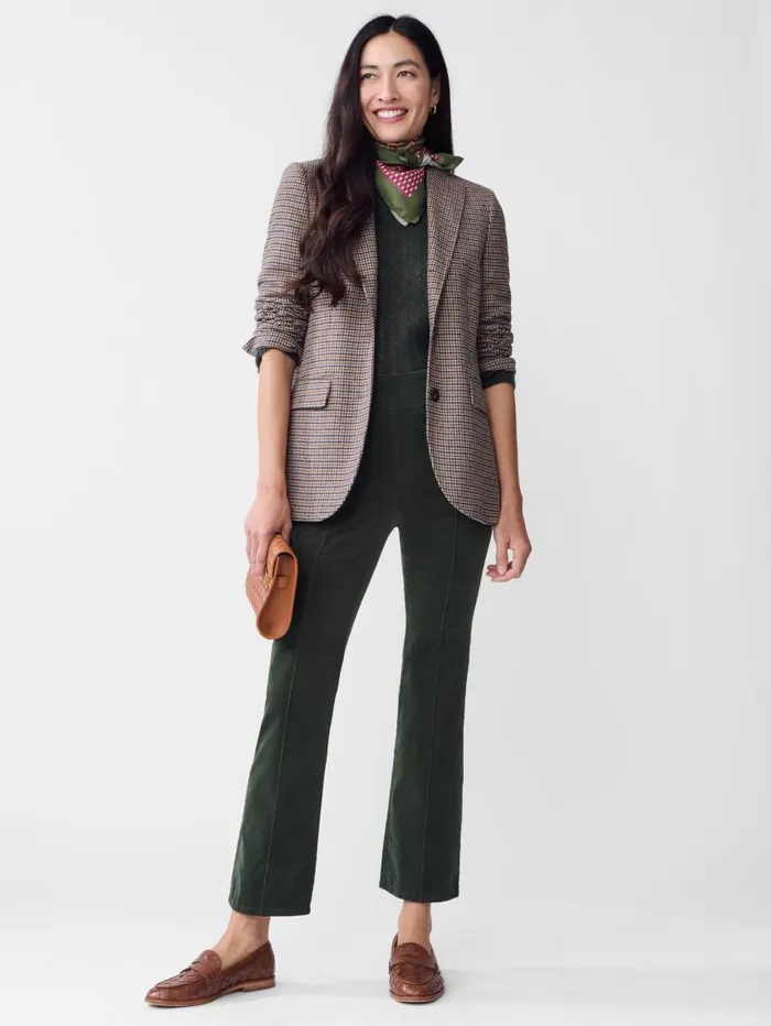 JMcLaughlin Rylie Velvet Jeans Dark Forest Women Pants