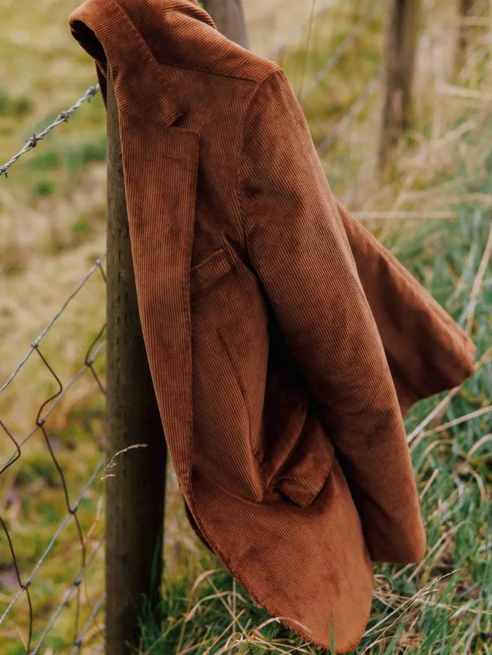 JMcLaughlin Suffolk Corduroy Sport Coat Tan Men Jackets and Outerwear JMcLaughlin Suffolk Corduroy Sport Coat Tan Men Jackets and Outerwear