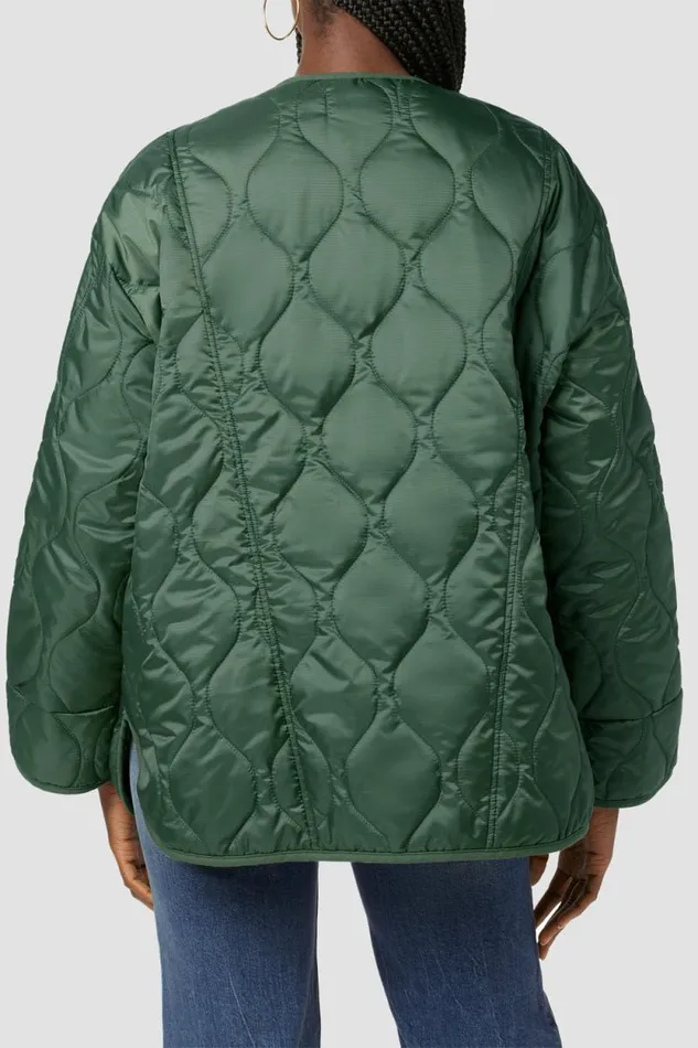 Jackets and Outerwear Women Hudson Jeans Oversized Quilted Jacket Rifle Green Jackets and Outerwear Women Hudson Jeans Oversized Quilted Jacket Rifle Green