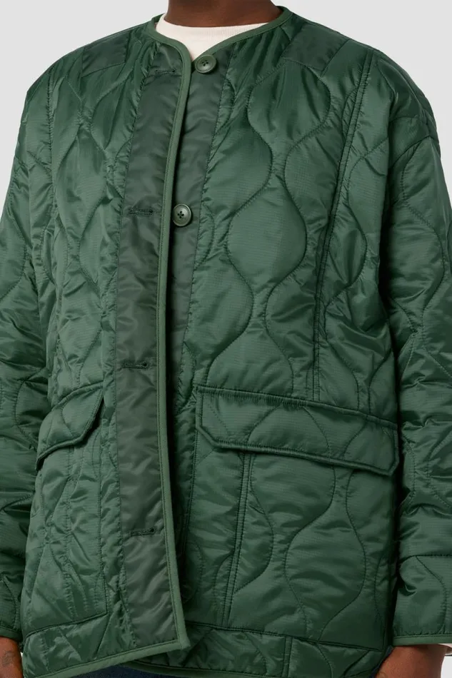 Jackets and Outerwear Women Hudson Jeans Oversized Quilted Jacket Rifle Green Jackets and Outerwear Women Hudson Jeans Oversized Quilted Jacket Rifle Green