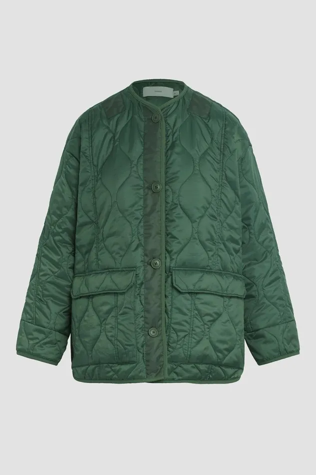 Jackets and Outerwear Women Hudson Jeans Oversized Quilted Jacket Rifle Green Jackets and Outerwear Women Hudson Jeans Oversized Quilted Jacket Rifle Green