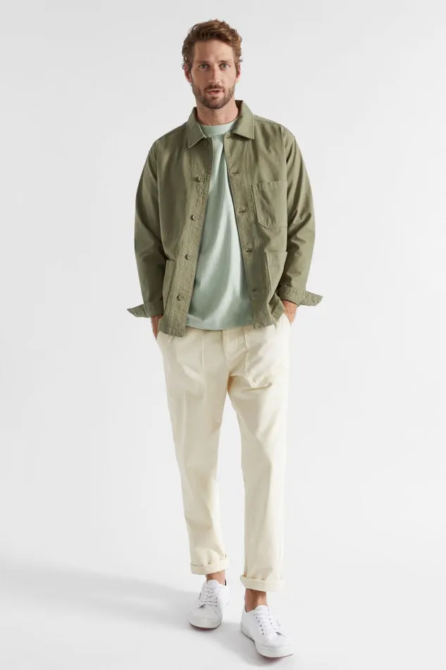 Jackets and Vests Man Seed Heritage Worker Jacket Bay Leaf