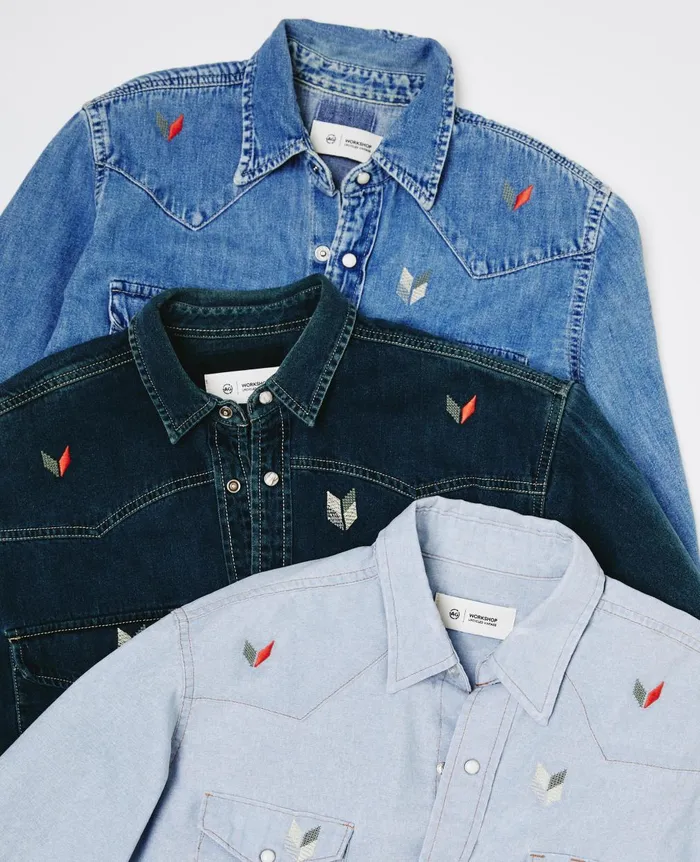 Jasper Shirt Eb Broken Arrow Vintage Blue WomenMen AG Jeans Tops and Shirts Jasper Shirt Eb Broken Arrow Vintage Blue WomenMen AG Jeans Tops and Shirts