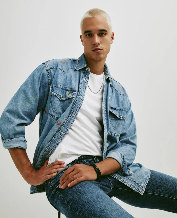 Jasper Shirt Eb Broken Arrow Vintage Blue WomenMen AG Jeans Tops and Shirts Jasper Shirt Eb Broken Arrow Vintage Blue WomenMen AG Jeans Tops and Shirts