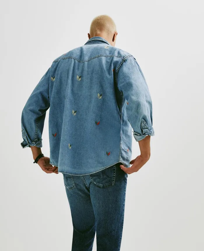 Jasper Shirt Eb Broken Arrow Vintage Blue WomenMen AG Jeans Tops and Shirts Jasper Shirt Eb Broken Arrow Vintage Blue WomenMen AG Jeans Tops and Shirts
