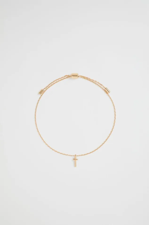 Jewellery Woman Seed Heritage Gold Initial Bracelet T