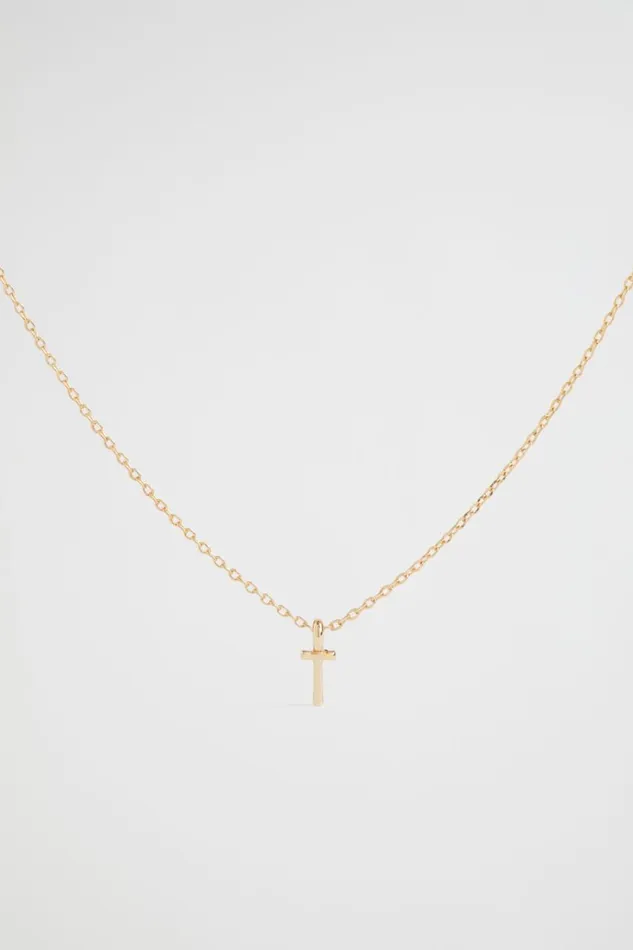 Jewellery Woman Seed Heritage Gold Initial Bracelet T